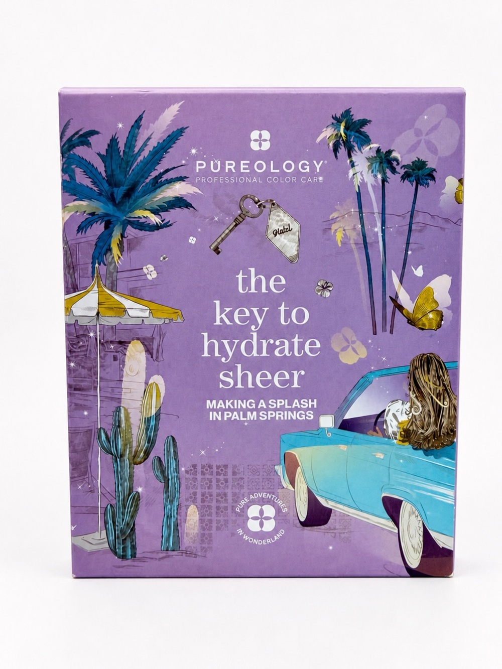 Pureology Hydrate Sheer Travel Set 4pc Kit Shampoo Conditioner Color Fanatic NWT